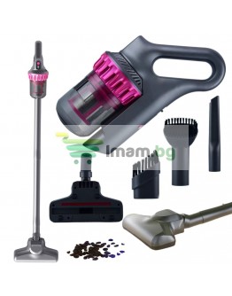 Вертикална прахосмукачка без торба ръчна 3в1 4 HEPA дюзи